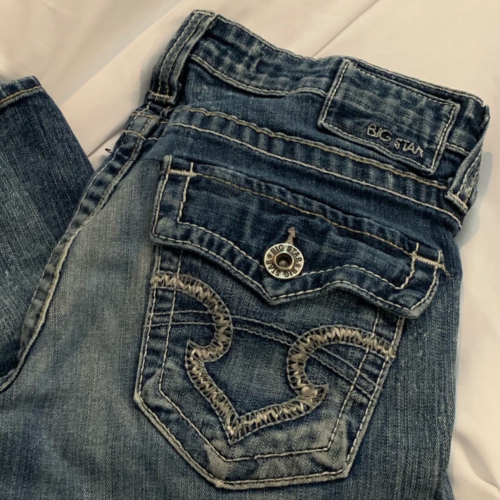 Distressed Big Star Capri